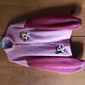 Disney's Chip and Dale zip up fleece jacket. Size 2XL. Has pockets on each side.